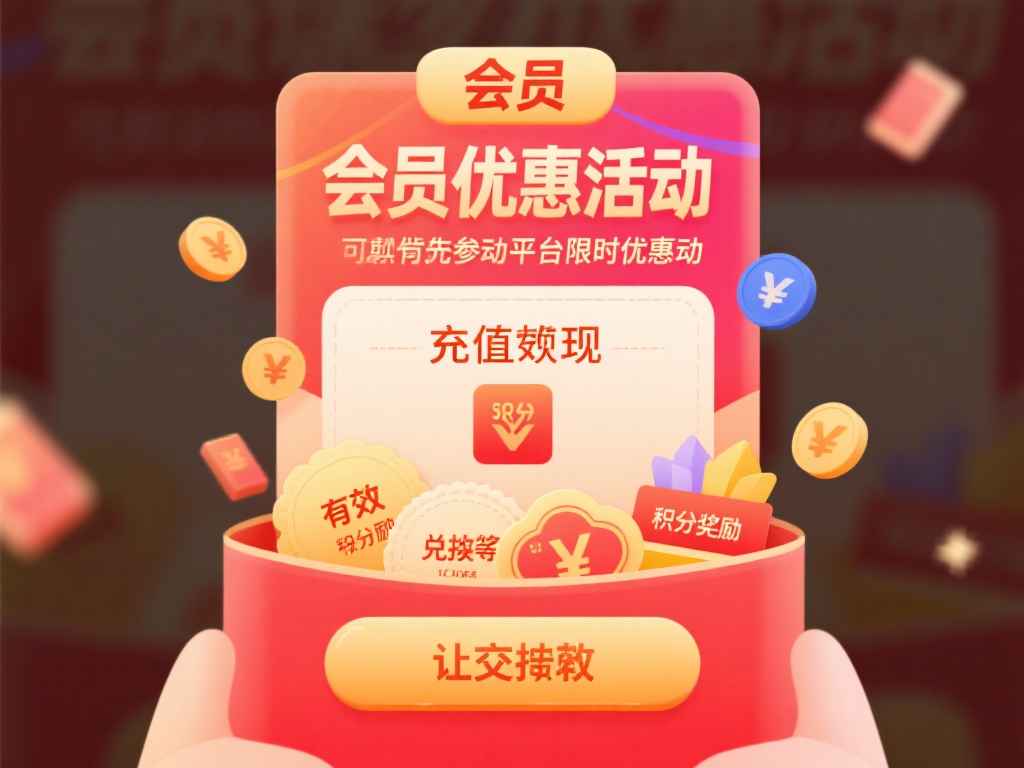 优惠活动：会员可优先参与到平台限时优惠活动中，例如